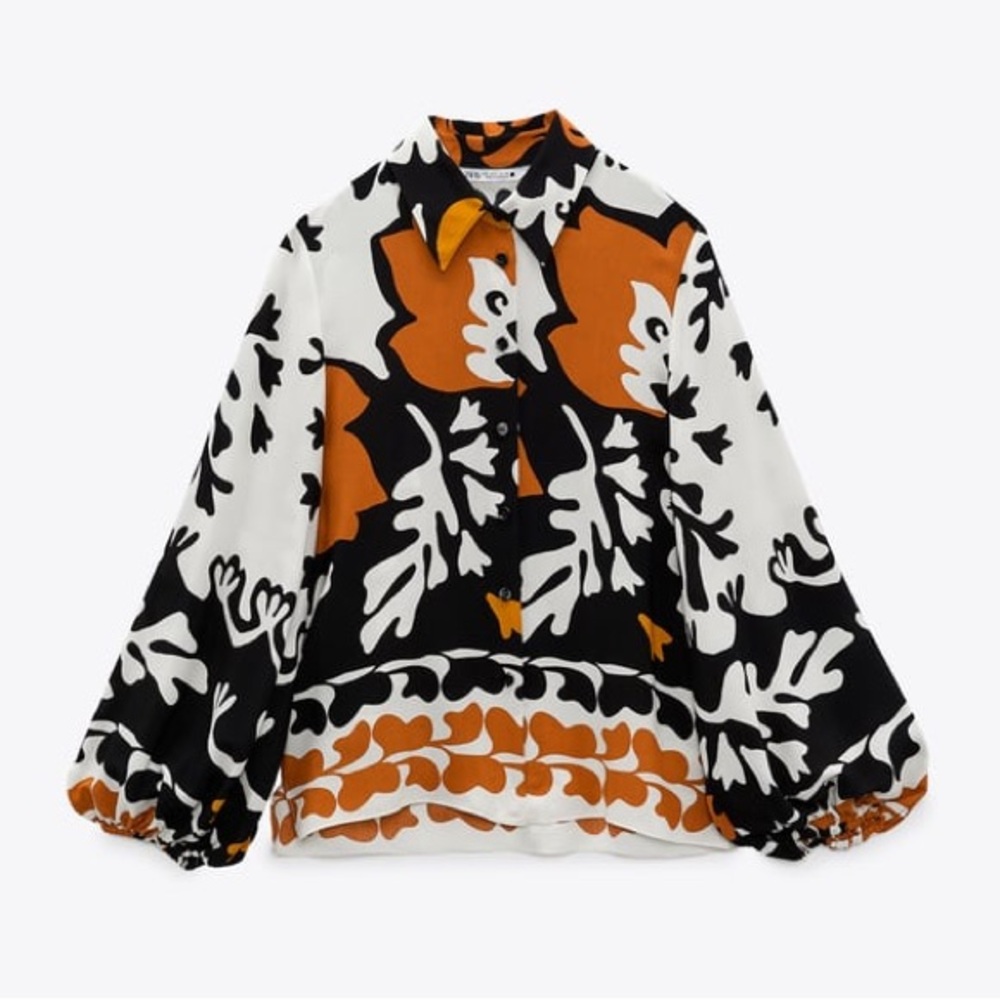 Zara Printed Top